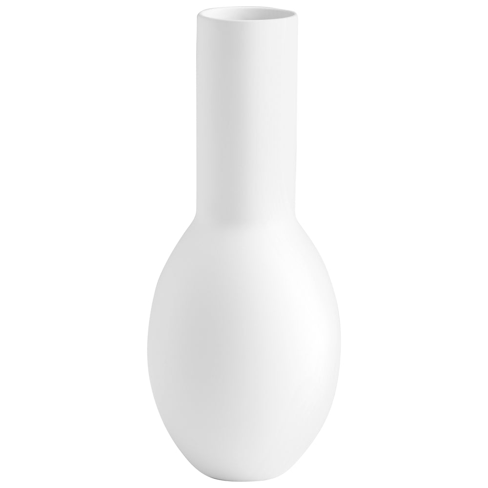 Impressive Imprssn Vase Matte White 10536 Cyan Design