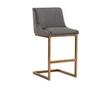 Holly Barstool - Zenith Graphite Grey 105380 Sunpan