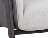 Maximus Lounge Chair - Polo Club Stone / Overcast Grey 105410 Sunpan