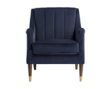 Patrice Lounge Chair - Abbington Navy 105462 Sunpan