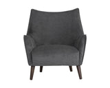 Sorrel Lounge Chair - Polo Club Kohl Grey / Abbington Black 105464 Sunpan