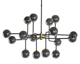 Deimos Chandelier - Large - Smoke Grey 105527 Sunpan