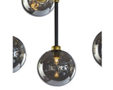 Deimos Chandelier - Large - Smoke Grey 105527 Sunpan