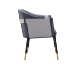 Carter Dining Armchair - Napa Thunder / Napa Slate 105569 Sunpan