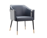 Carter Dining Armchair - Napa Thunder / Napa Slate 105569 Sunpan