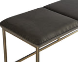 Alley Bench - Rustic Bronze - Piccolo Pebble 105628 Sunpan