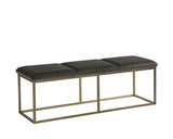 Alley Bench - Rustic Bronze - Piccolo Pebble 105628 Sunpan