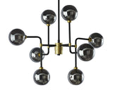 Deimos Chandelier - Small - Smoke Grey 105716 Sunpan