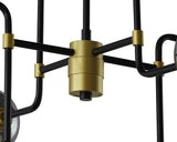 Deimos Chandelier - Small - Smoke Grey 105716 Sunpan