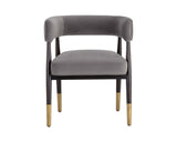 Callem Dining Armchair - Antonio Charcoal 105737 Sunpan