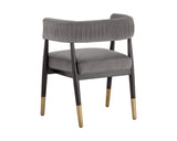 Callem Dining Armchair - Antonio Charcoal 105737 Sunpan