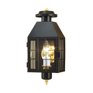 American Heritage 16.5'' High 1-Light Outdoor Sconce - Black 1059-BL-CL Norwell