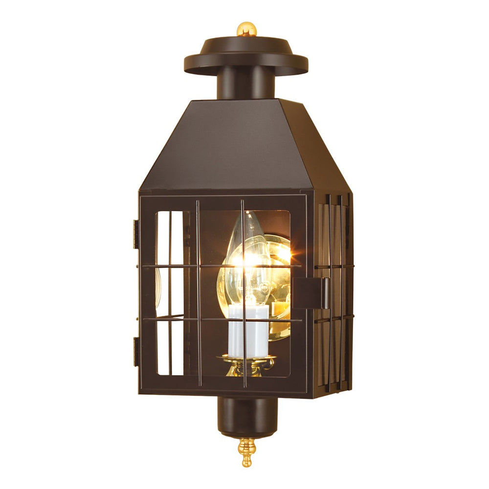 American Heritage 16.5'' High 1-Light Outdoor Sconce - Black 1059-BL-CL Norwell