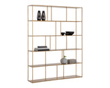 Eiffel Bookcase - Extra Large - Antique Brass 105940 Sunpan