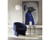 Lauryn Lounge Chair - Danny Navy 105964 Sunpan