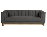 Parker Sofa - Zenith Graphite Grey 105993 Sunpan