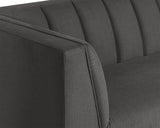 Parker Sofa - Zenith Graphite Grey 105993 Sunpan