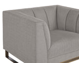 Parker Armchair - Zenith Soft Grey 105994 Sunpan