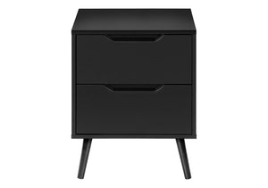 English Elm Accent Side Table Rustic Grey Laminate Compact Storage Cabinet Transitional Bedroom Black B2710P461705