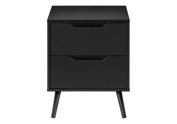 English Elm Accent Side Table Rustic Grey Laminate Compact Storage Cabinet Transitional Bedroom Black B2710P461705