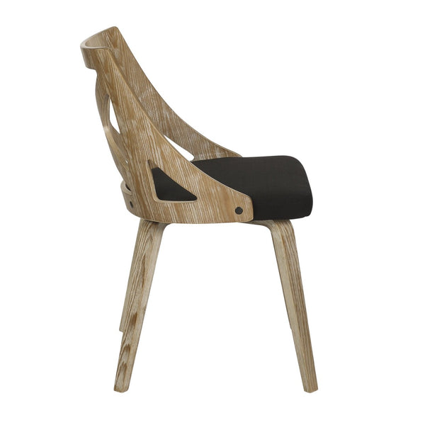 English Elm Mason Swivel Dining Chairs Faux Leather Upholstered with Steel Base Set of 2 B202P223451