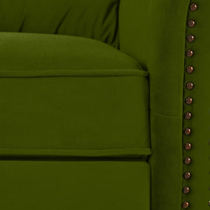English Elm Christopher Knight Home® - 360° Swivel Recliner Plush Velvet Manual Rocker with Infinite Recline Support for Living Room Comfort Green N763P202666E
