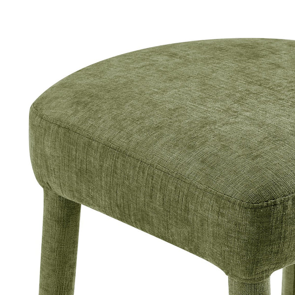 New Pacific Direct Rylee Stylish Chenille Backless Counter Stool Set Of 2 With Foam Cushion And Metal Footrest Millburry Green 100% Polyester 1060046-707-npd