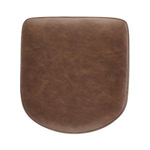 New Pacific Direct Rylee Chic Faux Leather Backless Counter Stool Set Of 2 - Stylish Comfort In Millburry Green & Blue Vintage Cognac  1060047-687-npd