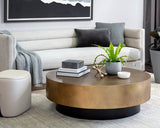 Bernaby Coffee Table - Antique Brass 106005 Sunpan