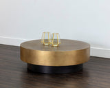 Bernaby Coffee Table - Antique Brass 106005 Sunpan