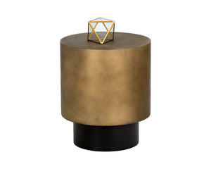 Bernaby End Table - Antique Brass 106006 Sunpan