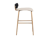 Lorelei Counter Stool - Dillon Cream / Dillon Black 106019 Sunpan