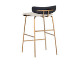 Lorelei Counter Stool - Dillon Cream / Dillon Black 106019 Sunpan