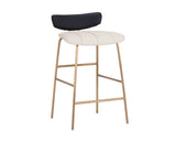 Lorelei Counter Stool - Dillon Cream / Dillon Black 106019 Sunpan