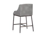 Dalary Counter Stool - Bravo Metal / Polo Club Stone 106032 Sunpan