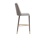 Klaus Barstool - Gunmetal - Flint Grey / Napa Taupe 106036 Sunpan