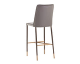 Klaus Barstool - Gunmetal - Flint Grey / Napa Taupe 106036 Sunpan