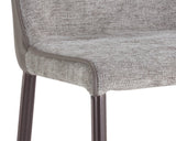 Klaus Barstool - Gunmetal - Flint Grey / Napa Taupe 106036 Sunpan