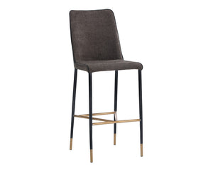 Klaus Barstool - Black - Sparrow Grey / Napa Black 106063 Sunpan