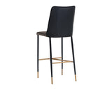 Klaus Barstool - Black - Sparrow Grey / Napa Black 106063 Sunpan