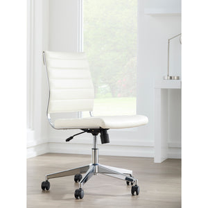 Axel Low Back Office Chair w/o Armrests White 10608-WHT