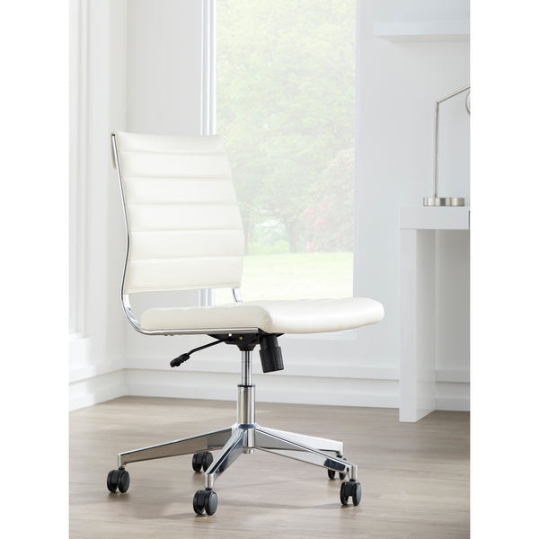 Axel Low Back Office Chair w/o Armrests White 10608-WHT