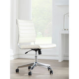 Axel Low Back Office Chair w/o Armrests White 10608-WHT