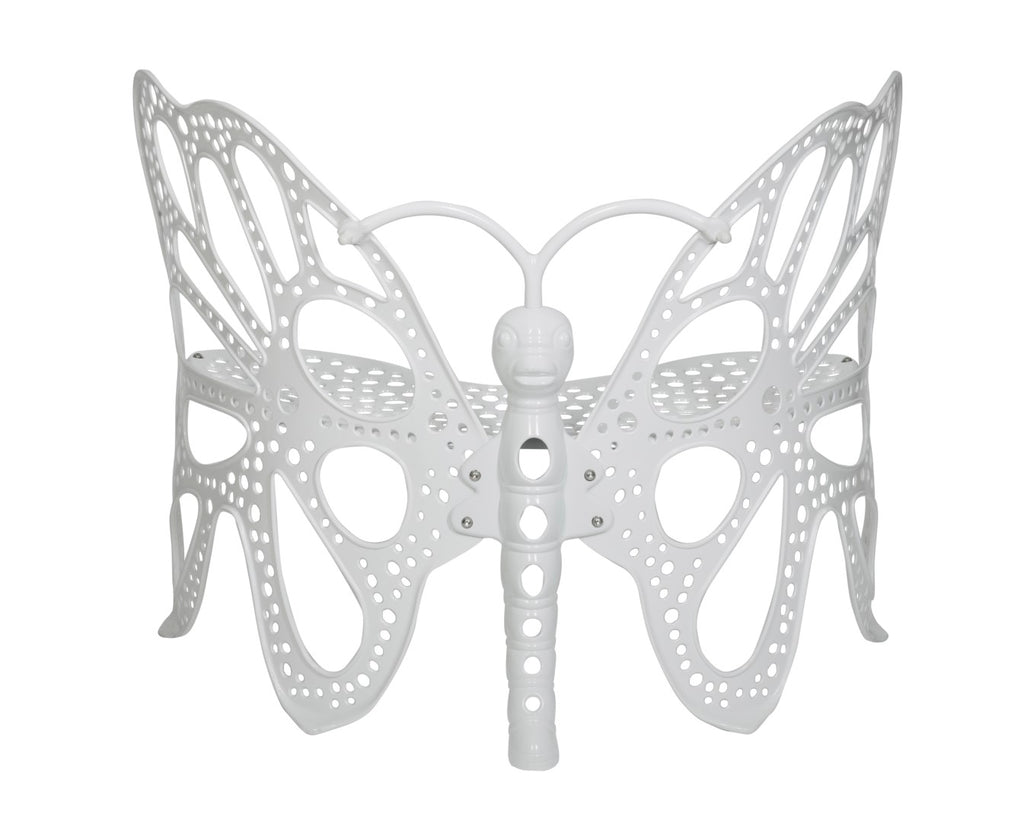 IDEAZ 1060FHTOutdoor White Butterfly Bench White 1060FHT