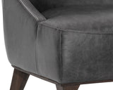 Elias Lounge Chair - Marseille Black Leather 106100 Sunpan