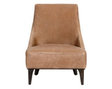 Elias Lounge Chair - Marseille Camel Leather 106101 Sunpan