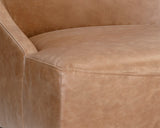 Elias Lounge Chair - Marseille Camel Leather 106101 Sunpan