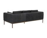 Burr Sofa - Serbia Black Leather 106140 Sunpan