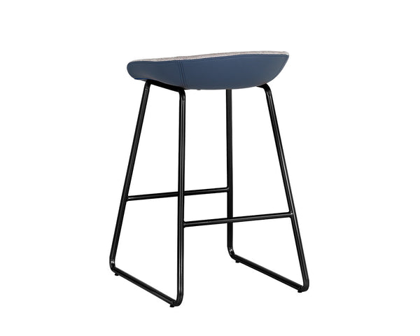 Skylar Counter Stool - Polo Club Stone / Dillon Thunder 106161 Sunpan