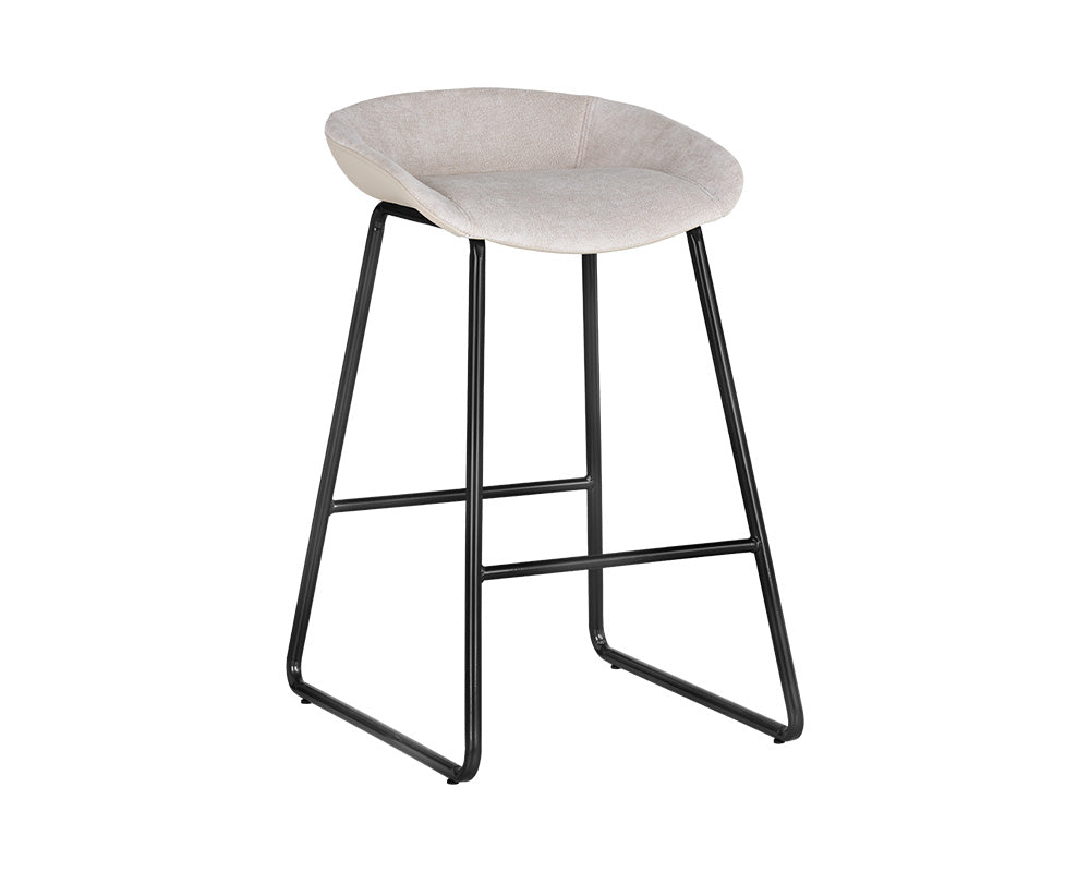 Skylar Counter Stool - Polo Club Muslin / Dillon Cream 106162 Sunpan